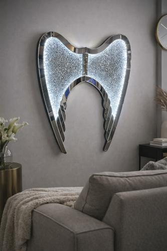 Angel Wings (White/Colour LED) — Lighting handmade to order by Langham Furniture