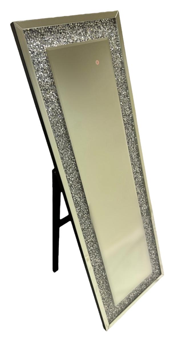 F1761 (LED) Free-Standing Mirror — Wall Mirrors handmade to order by Langham Furniture, image 4 of 6