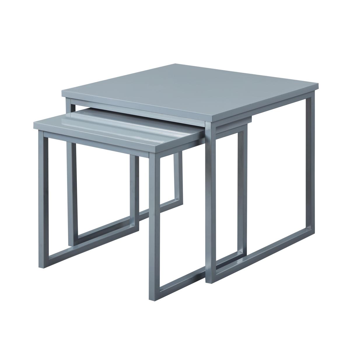 Milan Nest of 2 Tables — Side & Lamp Tables handmade to order by Langham Furniture, image 1 of 2