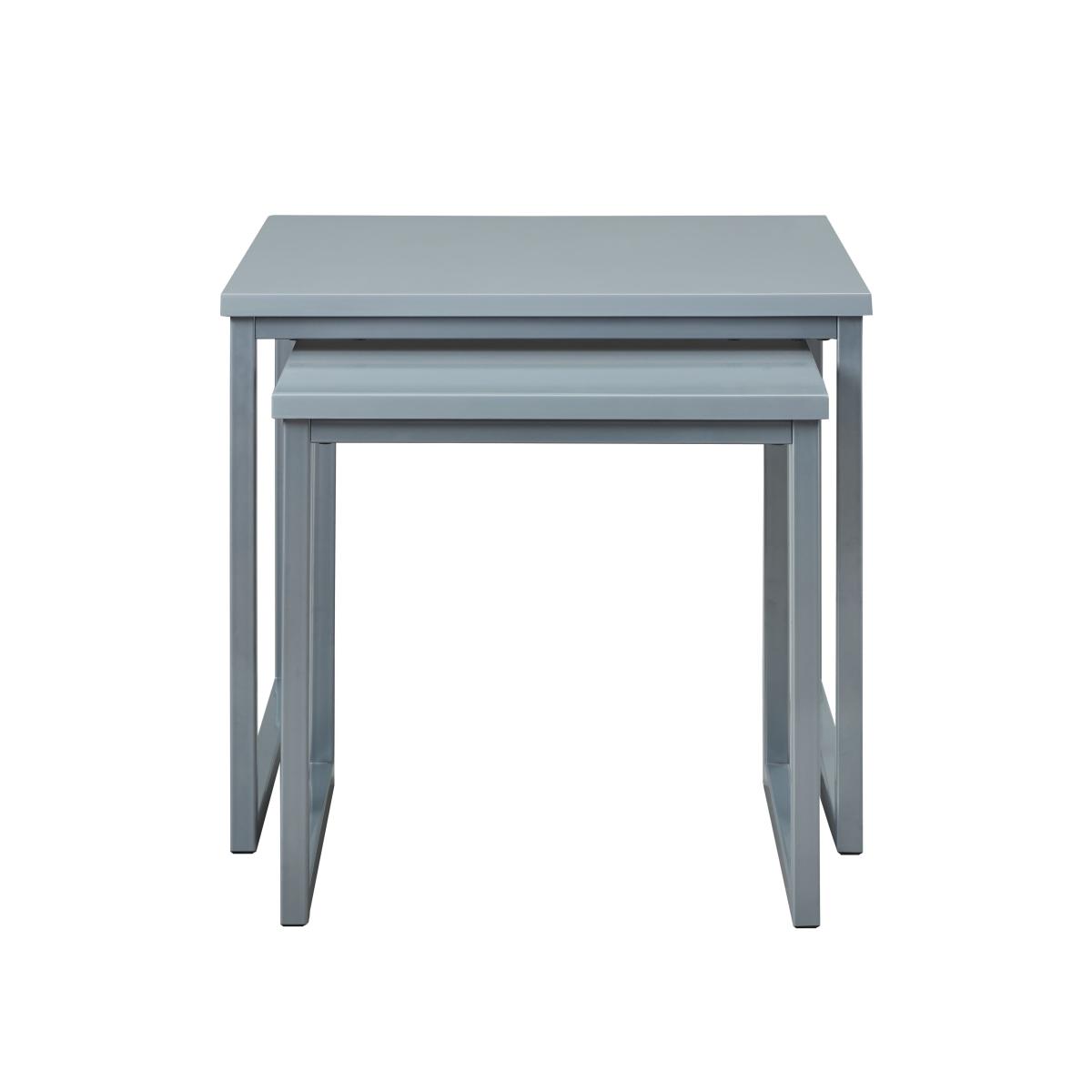 Milan Nest of 2 Tables — Side & Lamp Tables handmade to order by Langham Furniture, image 2 of 2