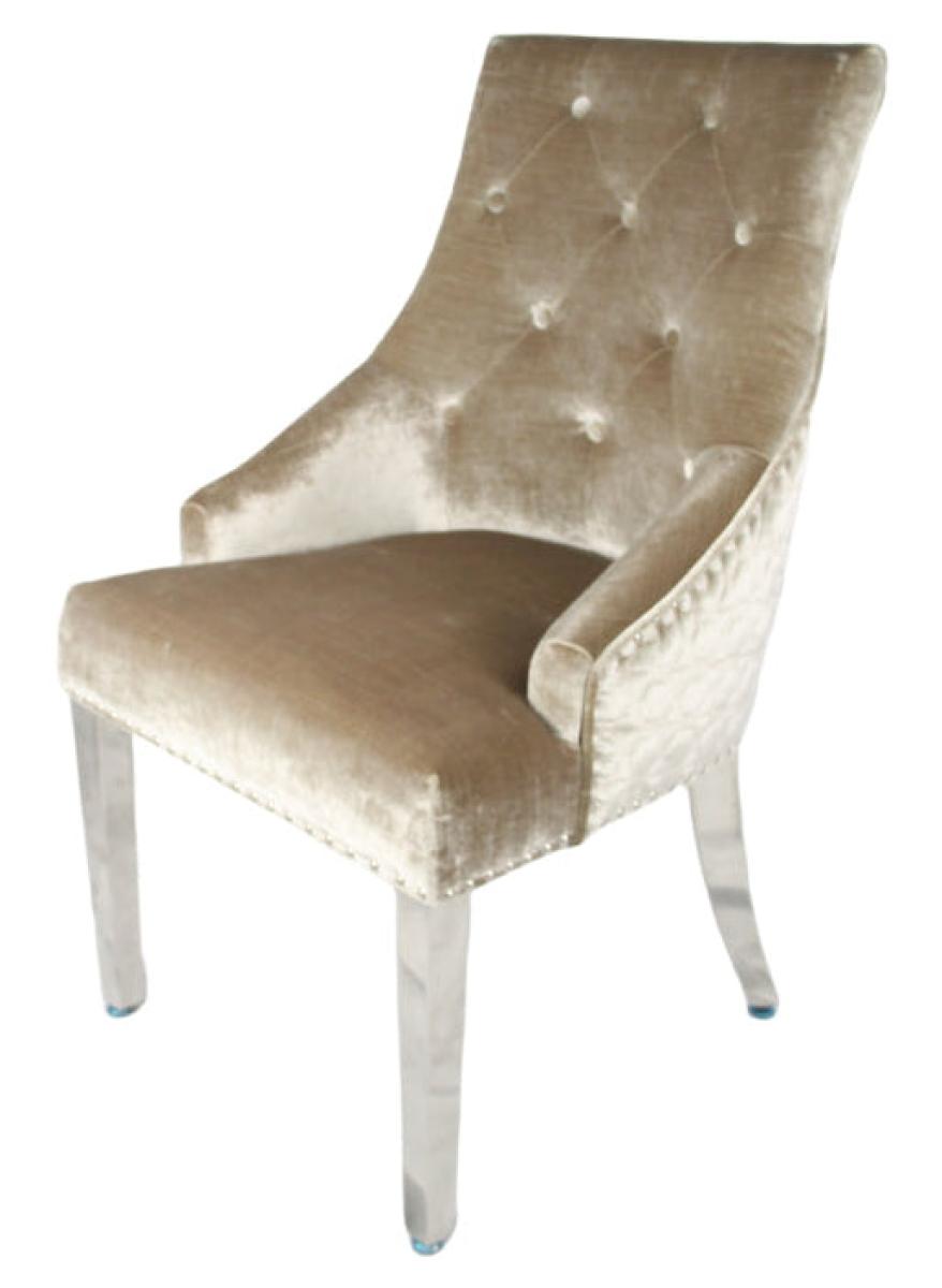 Roma Chair (Lion Knocker/Chrome Legs) — Dining Chairs handmade to order by Langham Furniture, image 16 of 23