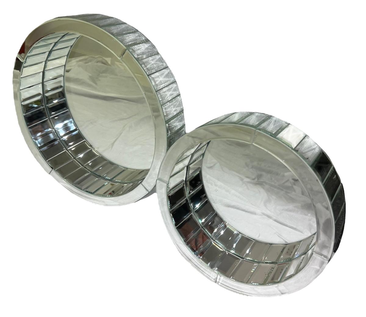 Mirror Tray (Round) — Mirror Ornaments handmade to order by Langham Furniture, image 4 of 4