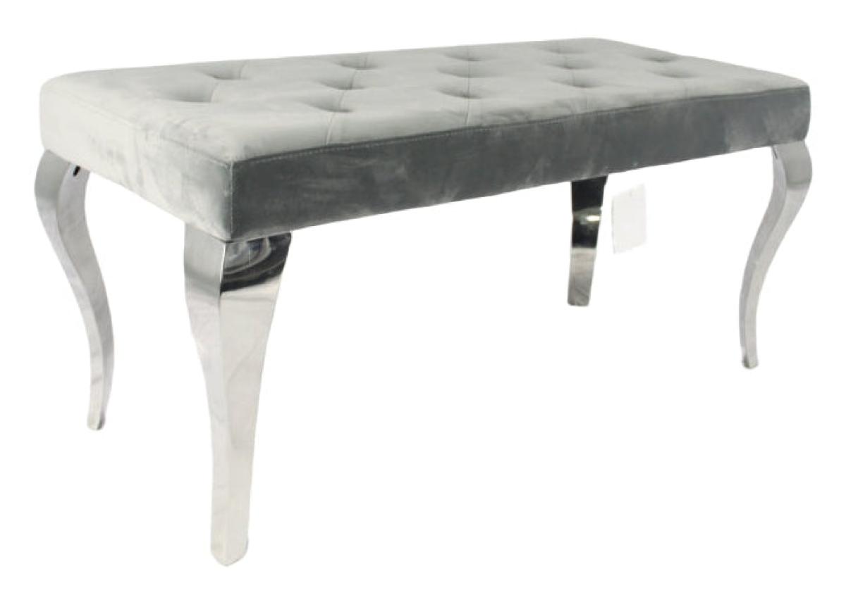 Lewis Dark Grey Bench 110/130/160cm — Benches handmade to order by Langham Furniture, image 3 of 7