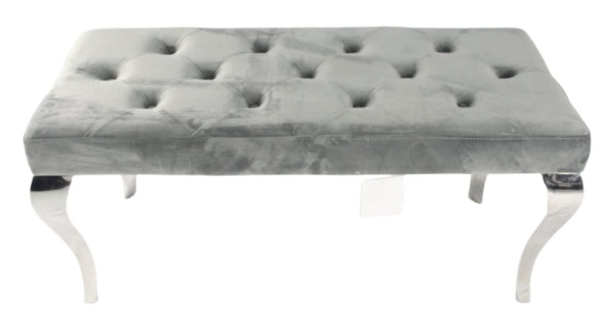 Lewis Dark Grey Bench 110/130/160cm — Benches handmade to order by Langham Furniture, image 4 of 7