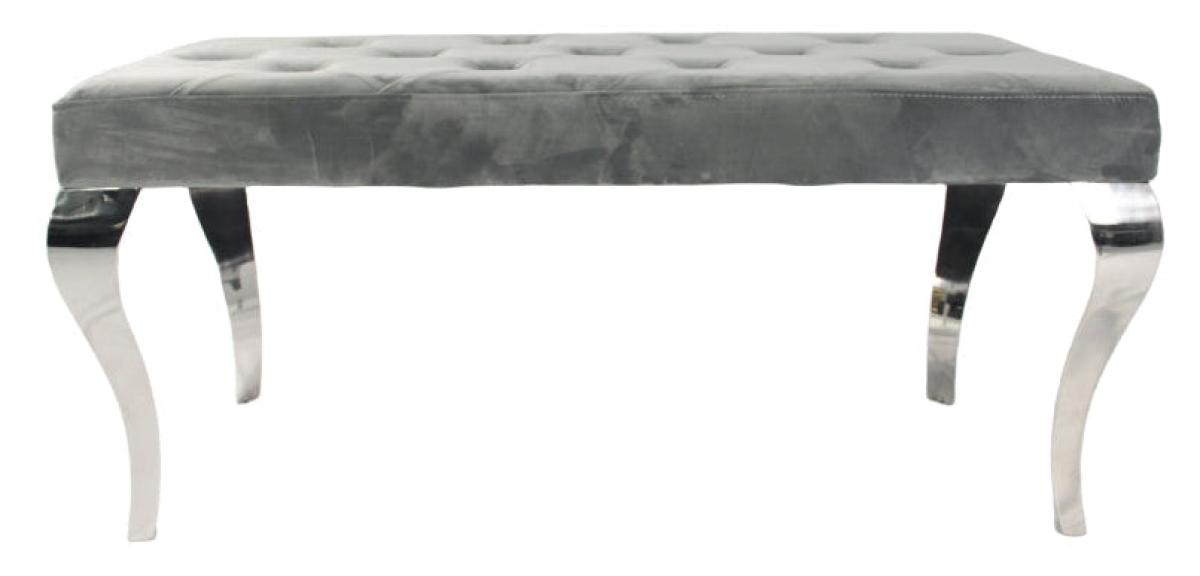 Lewis Dark Grey Bench 110/130/160cm — Benches handmade to order by Langham Furniture, image 5 of 7