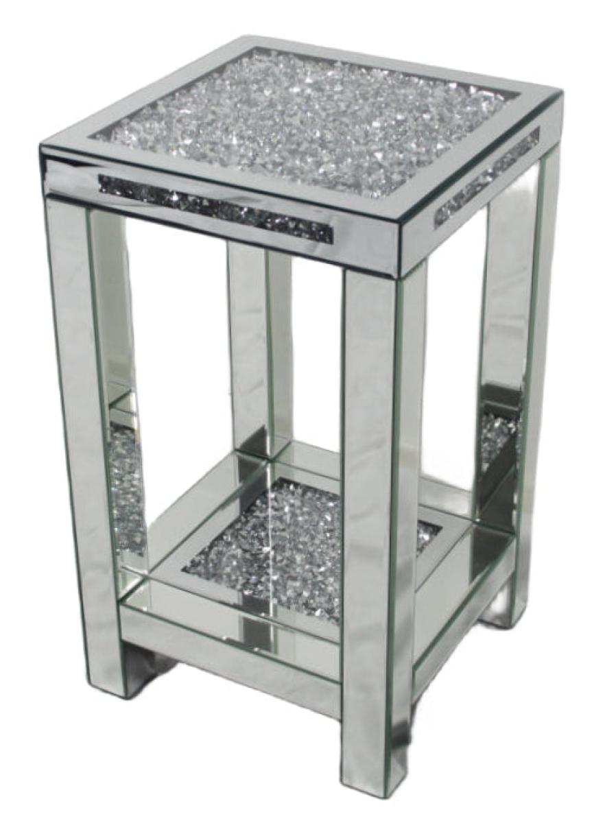 Pedestal 22 — Mirrored Furniture handmade to order by Langham Furniture, image 3 of 5