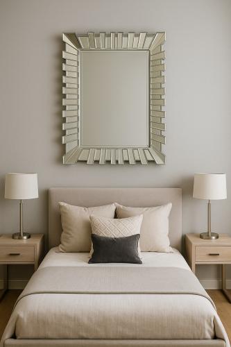 PU010 Wall Mirror — Wall Mirrors handmade to order by Langham Furniture