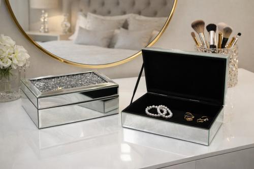 Jewellery Box — Mirror Ornaments handmade to order by Langham Furniture