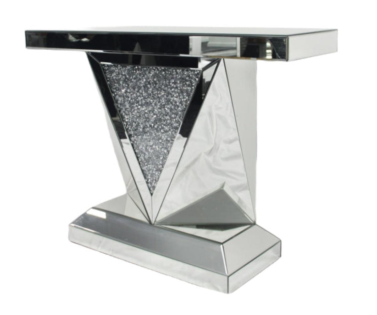 V Console Table — Mirrored Furniture handmade to order by Langham Furniture, image 2 of 6