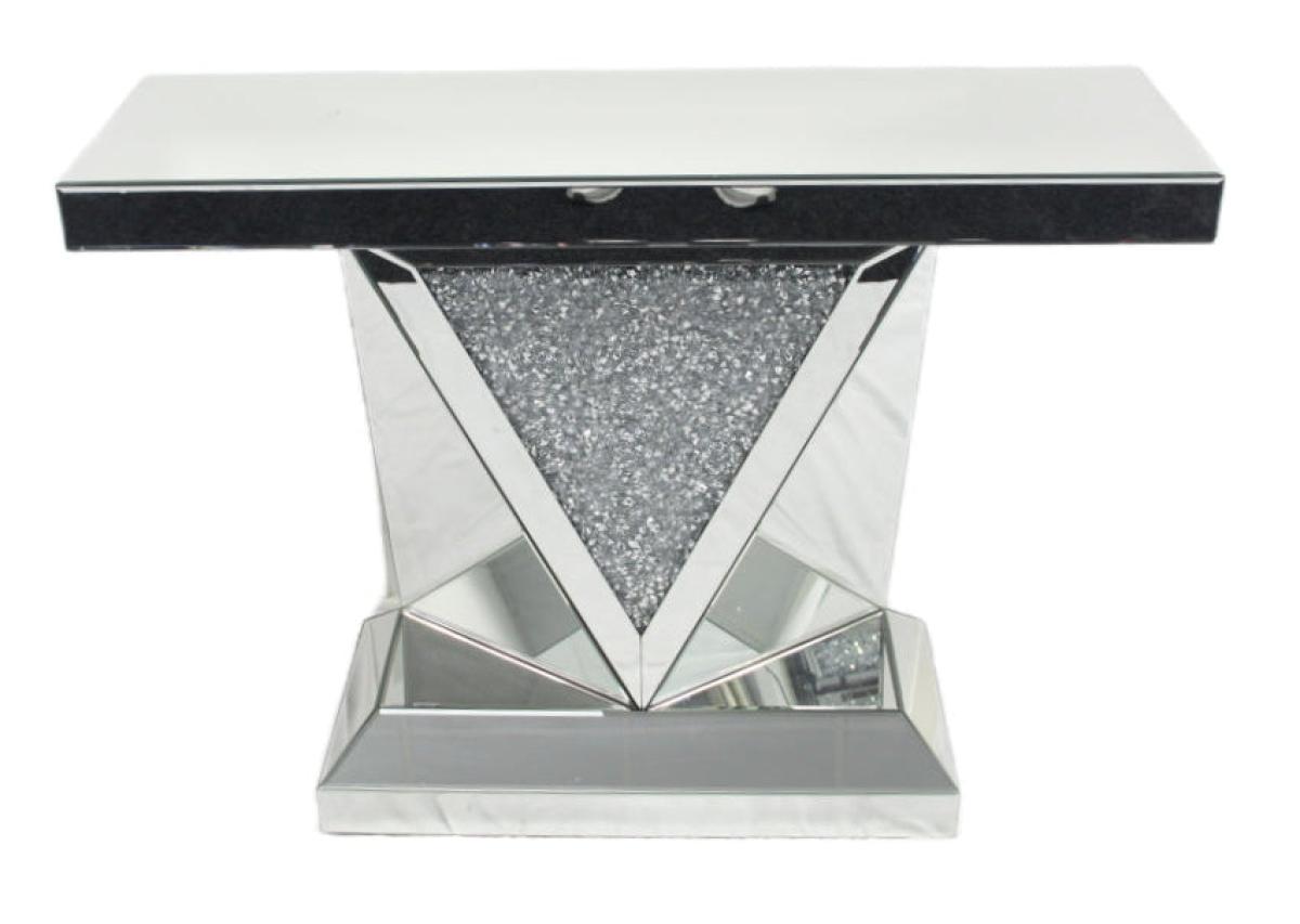 V Console Table — Mirrored Furniture handmade to order by Langham Furniture, image 4 of 6