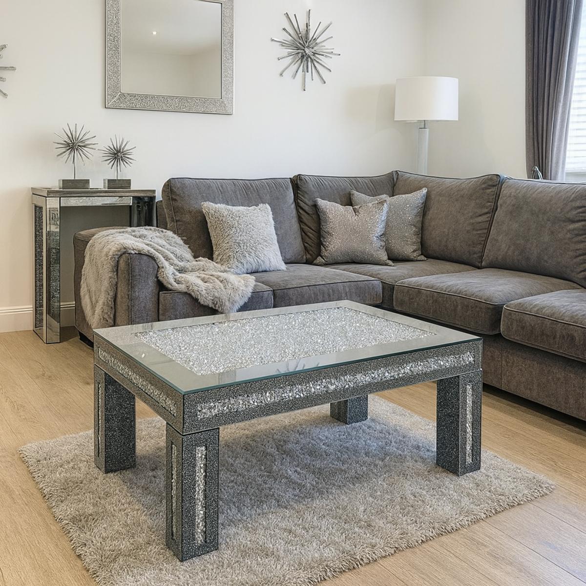Roma Coffee Table (KD) — Mirrored Furniture handmade to order by Langham Furniture, image 3 of 6