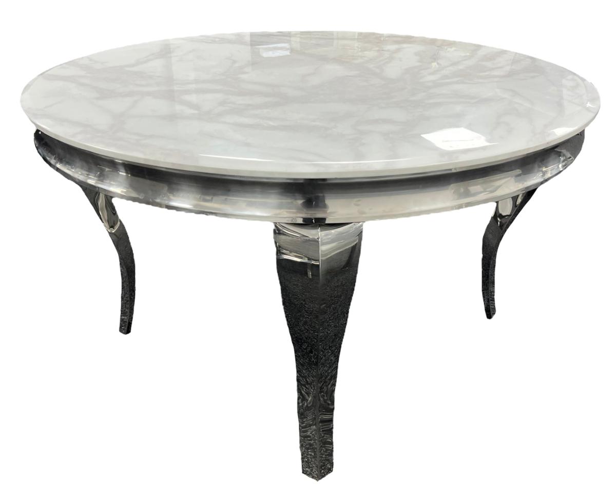 Lewis Round Table (1.3m) — Dining Tables handmade to order by Langham Furniture, image 5 of 5