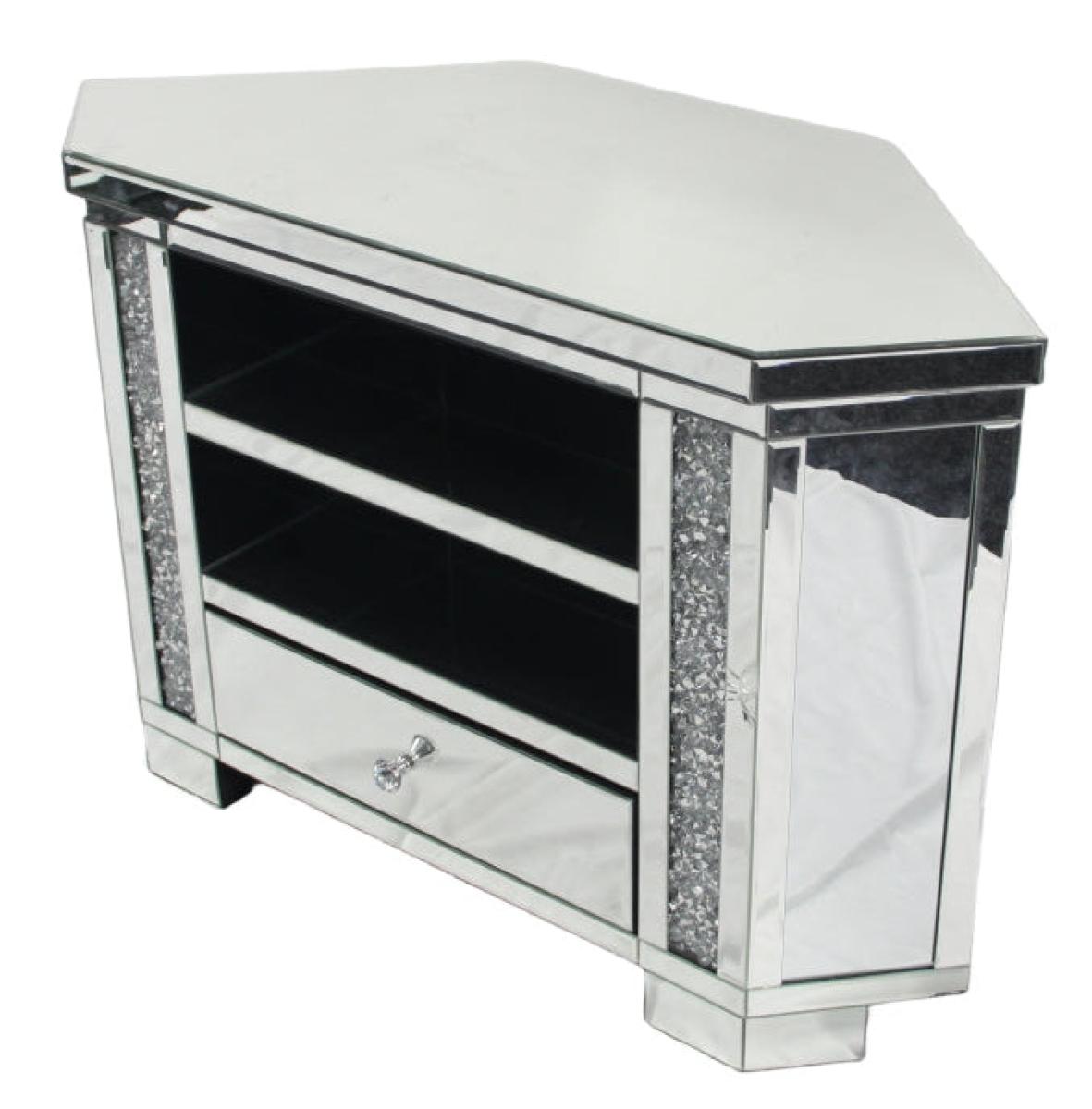 Roma Corner TV Unit — Mirrored Furniture handmade to order by Langham Furniture, image 2 of 6