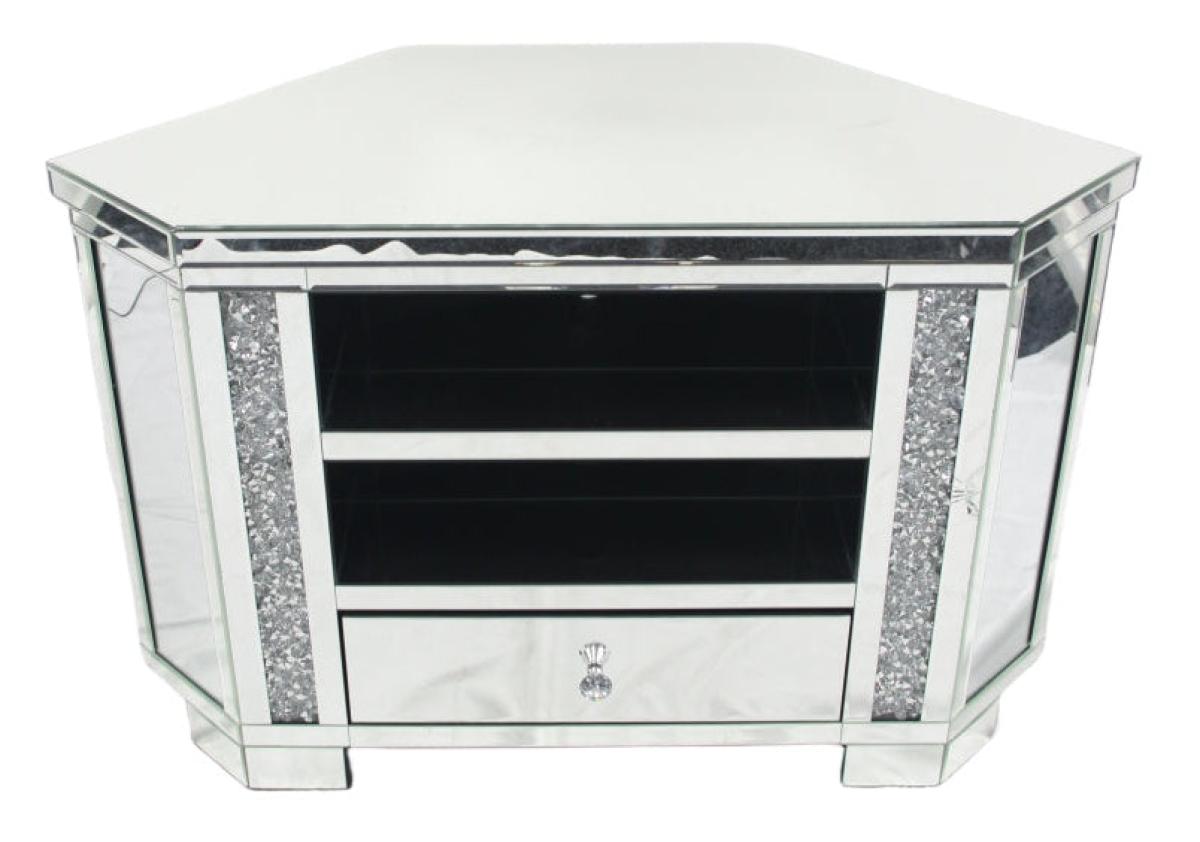 Roma Corner TV Unit — Mirrored Furniture handmade to order by Langham Furniture, image 4 of 6