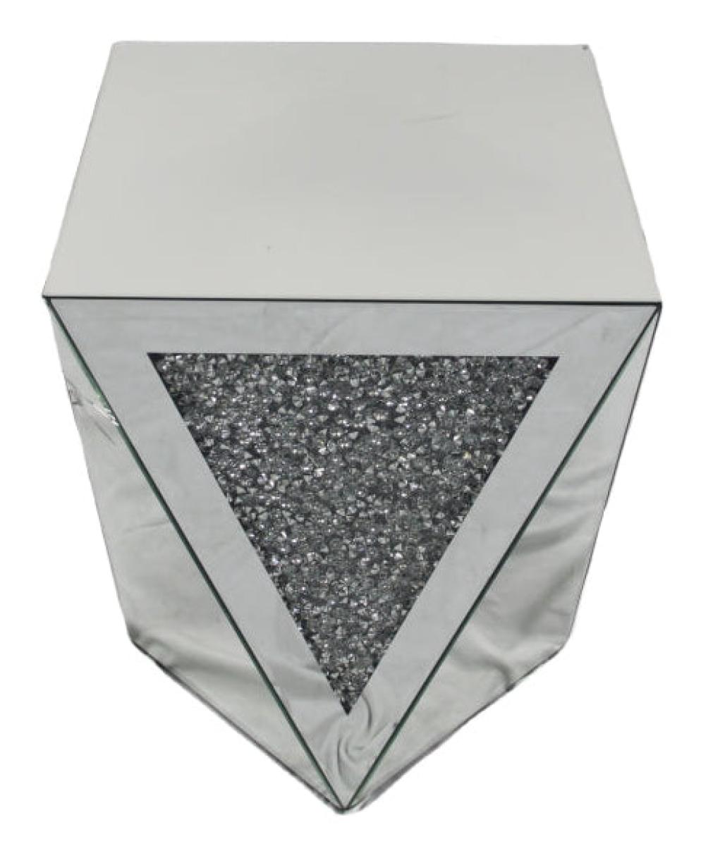 Roma Pedestal 33 — Mirrored Furniture handmade to order by Langham Furniture, image 2 of 6