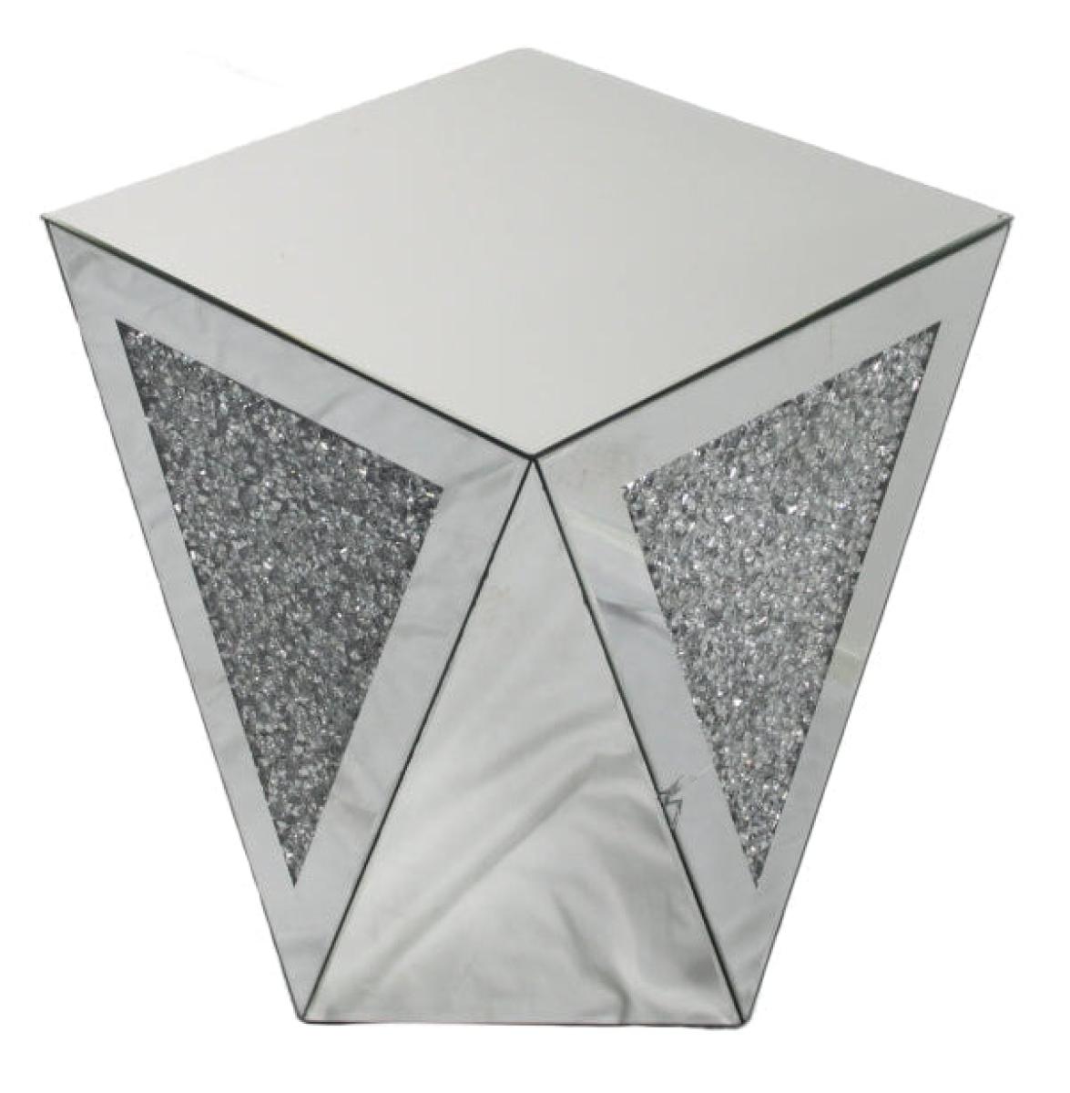 Roma Pedestal 33 — Mirrored Furniture handmade to order by Langham Furniture, image 3 of 6