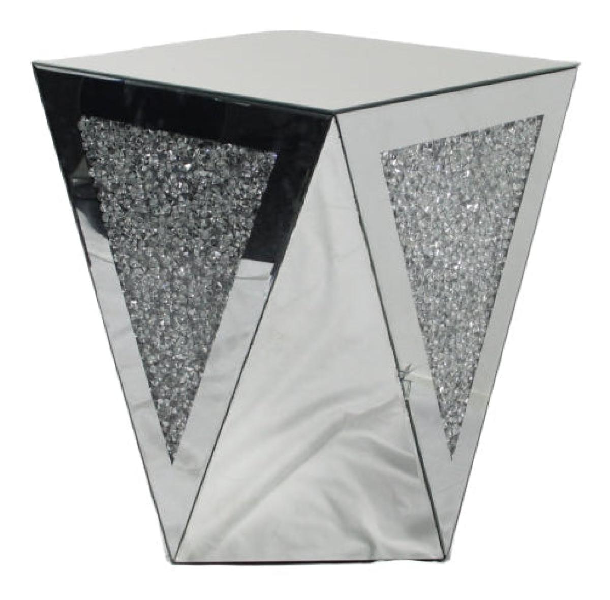 Roma Pedestal 33 — Mirrored Furniture handmade to order by Langham Furniture, image 5 of 6
