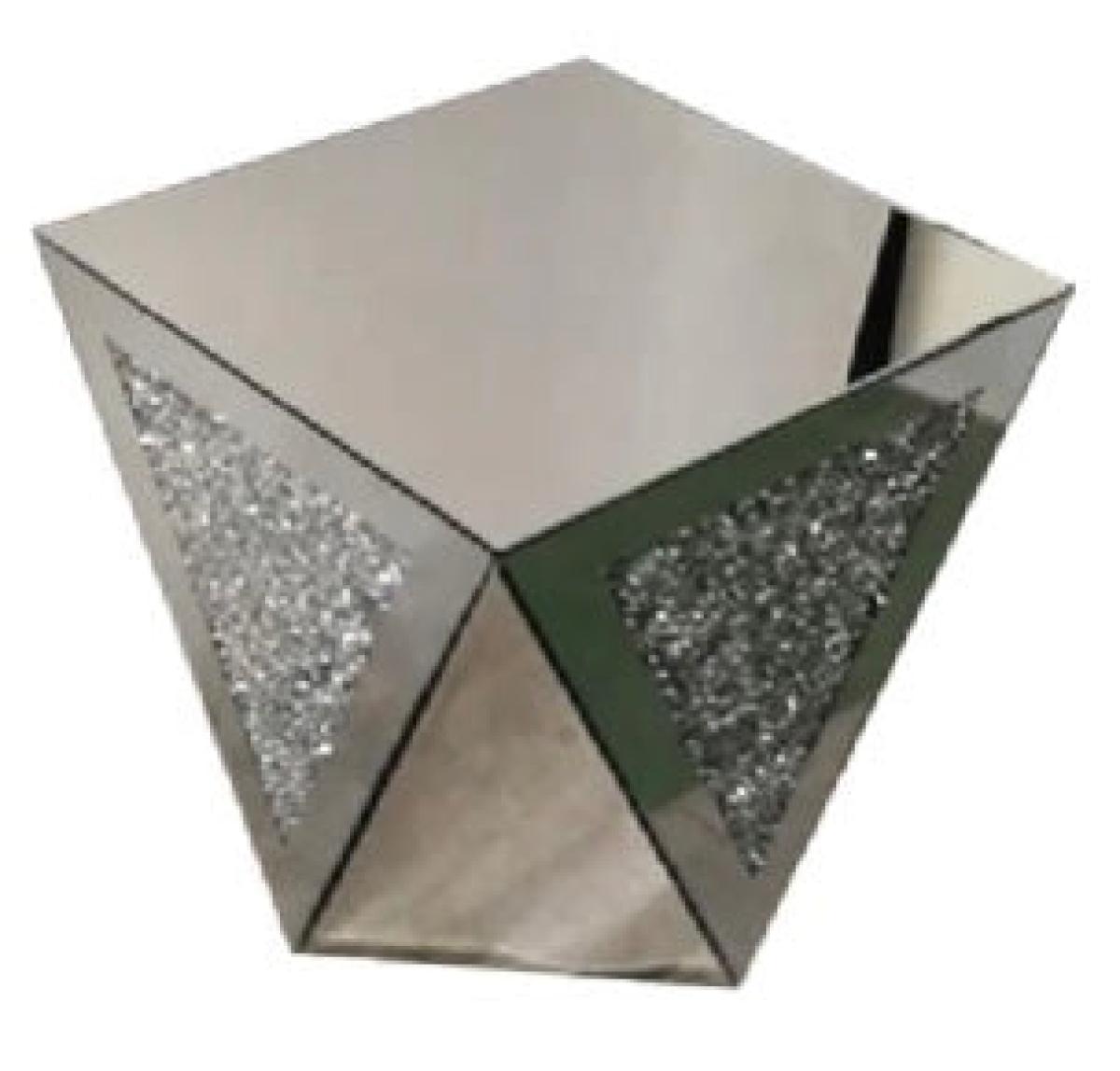 Roma Pedestal 33 — Mirrored Furniture handmade to order by Langham Furniture, image 6 of 6