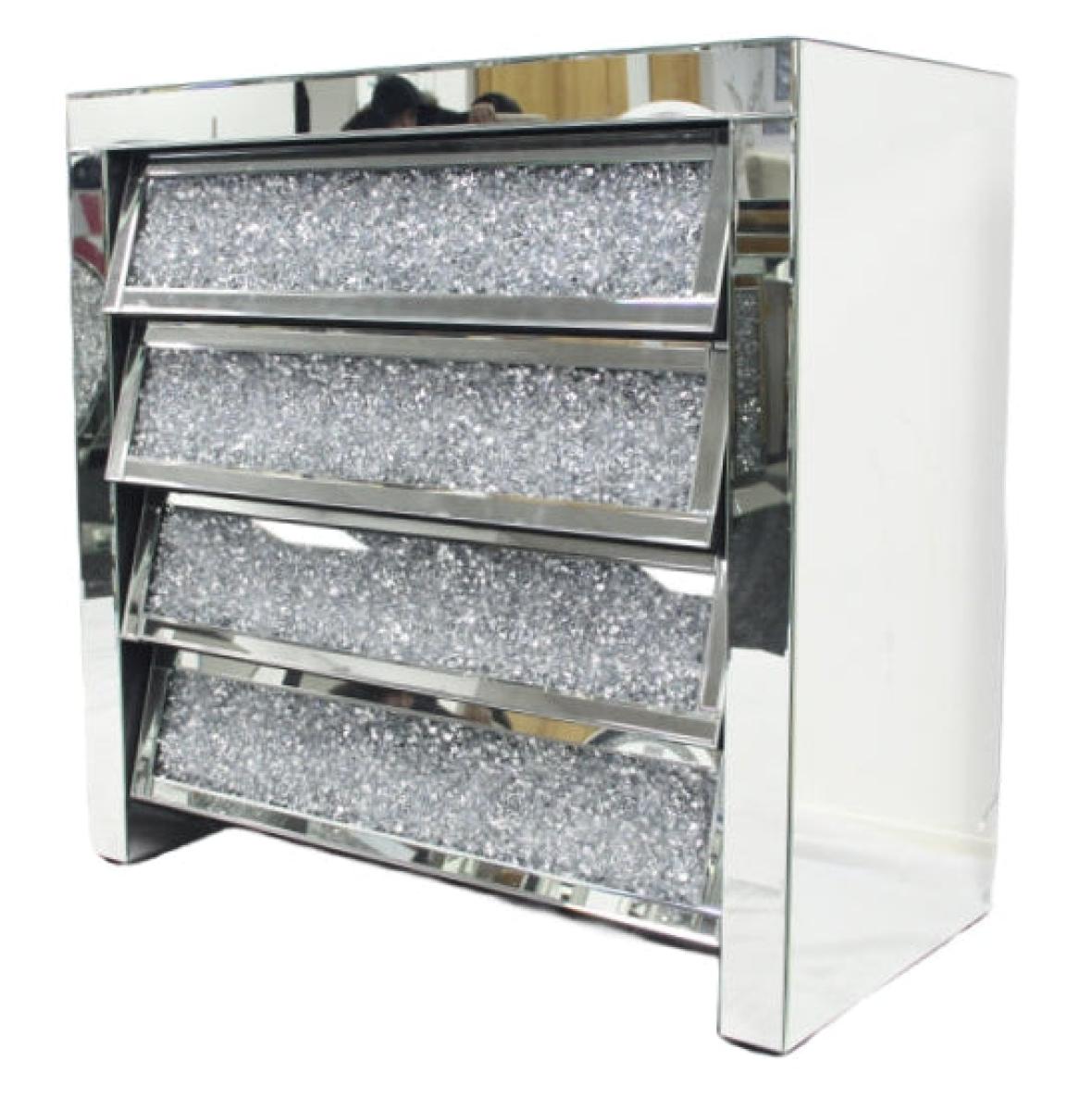 Roma 4 Drawer Dresser — Mirrored Furniture handmade to order by Langham Furniture, image 2 of 5