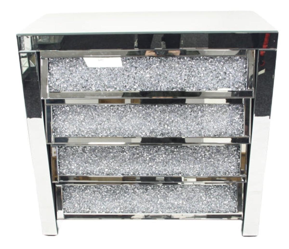 Roma 4 Drawer Dresser — Mirrored Furniture handmade to order by Langham Furniture, image 4 of 5