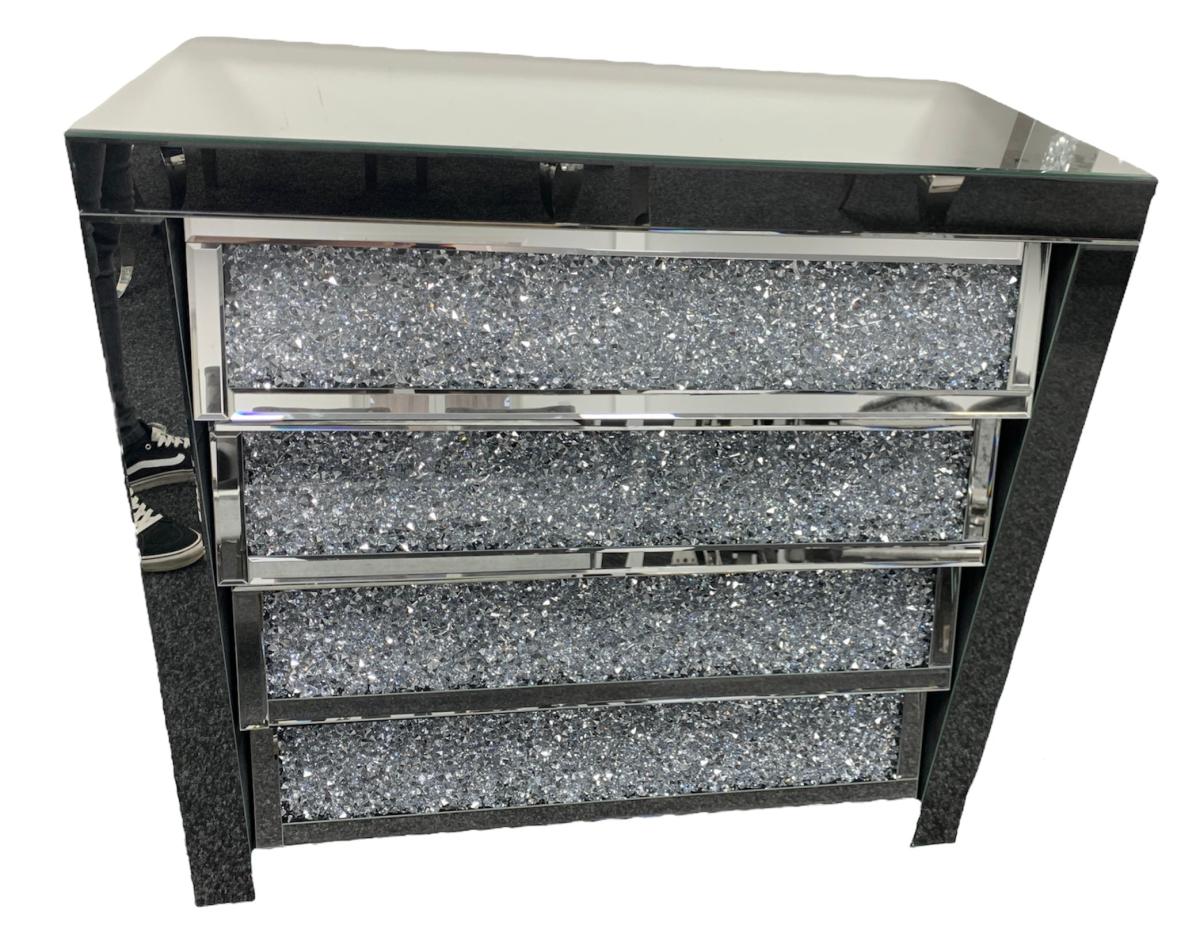Roma 4 Drawer Dresser — Mirrored Furniture handmade to order by Langham Furniture, image 5 of 5