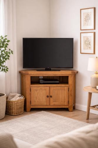Torino Corner TV Unit — TV Units handmade to order by Langham Furniture