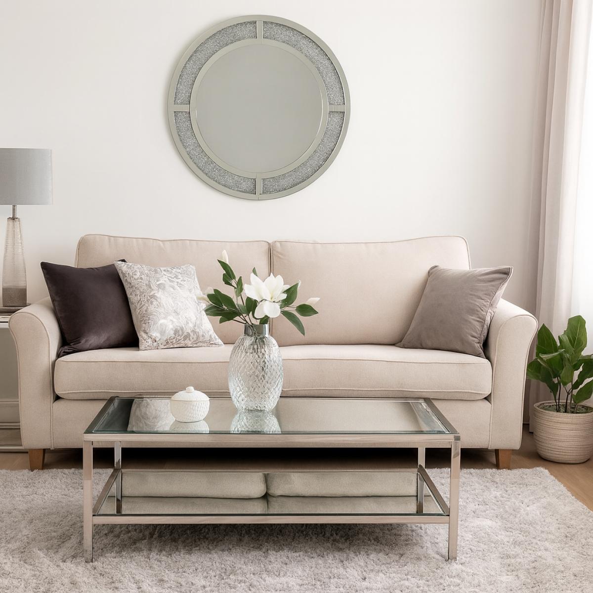 SY1701 Wall Mirror — Wall Mirrors handmade to order by Langham Furniture, image 2 of 4