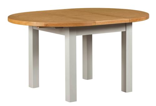 Lucca 1.1m Round Extending Dining Table — Dining Tables handmade to order by Langham Furniture