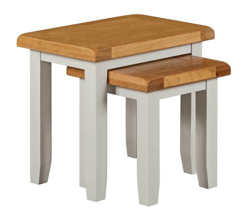 Lucca Nest of 2 Tables — Side & Lamp Tables handmade to order by Langham Furniture