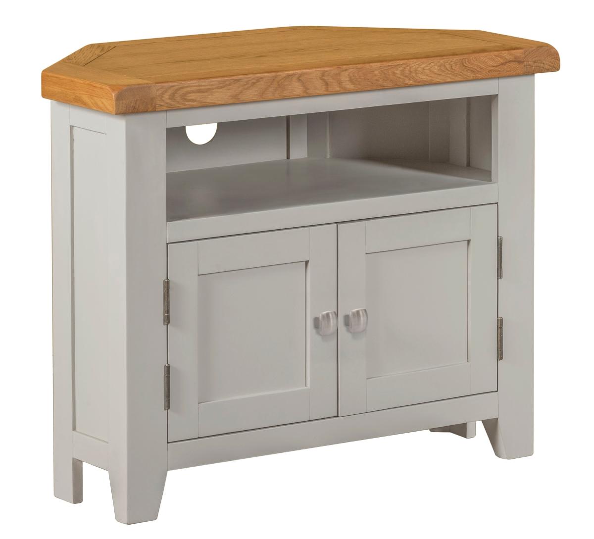 Lucca Corner TV Unit — TV Units handmade to order by Langham Furniture, image 1 of 1