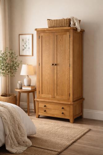 Torino Small Wardrobe — Wardrobes handmade to order by Langham Furniture