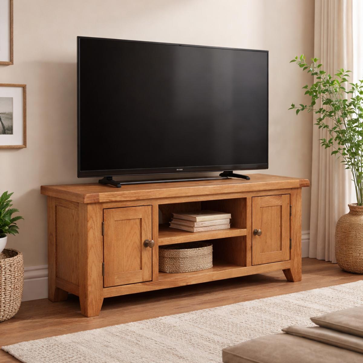 Torino Large TV Unit — TV Units handmade to order by Langham Furniture, image 1 of 8