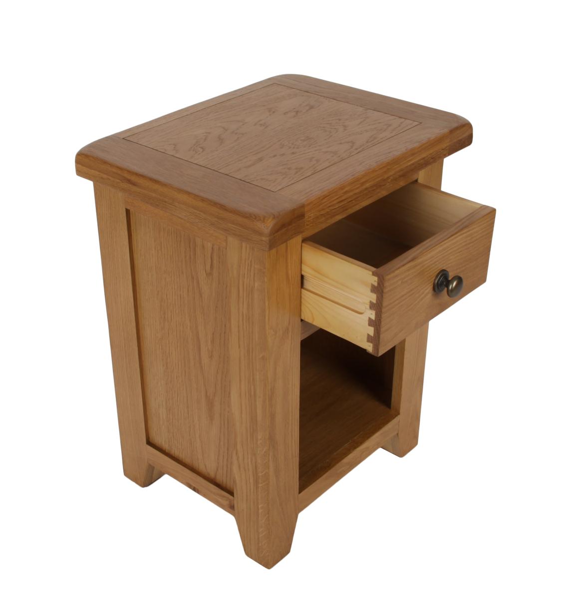 Torino Bedside 1 Drawer — Bedside Tables handmade to order by Langham Furniture, image 7 of 8