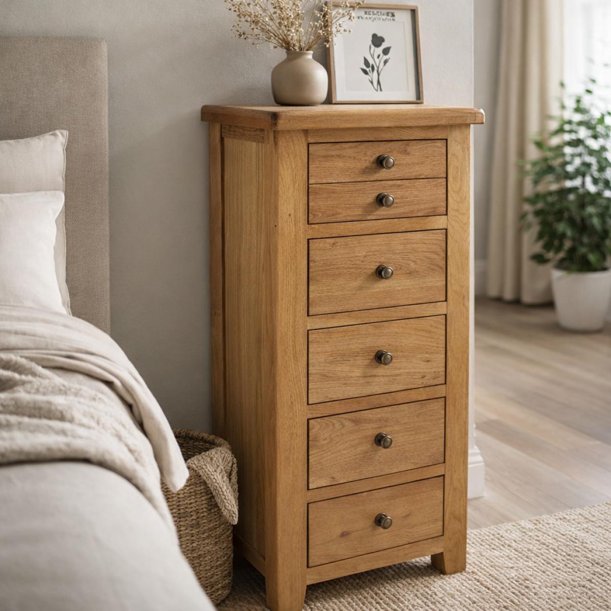 Torino 5 Drawer chest — Chests of Drawers handmade to order by Langham Furniture, image 1 of 8