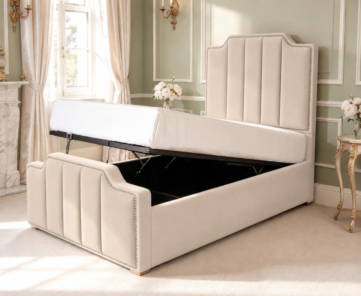 Amberley Kids Upholstered Ottoman Bed — Kids Upholstered Ottoman Bed, made to order