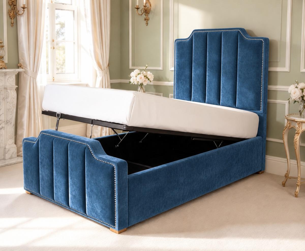 Amberley Kids Upholstered Ottoman Bed, view 4