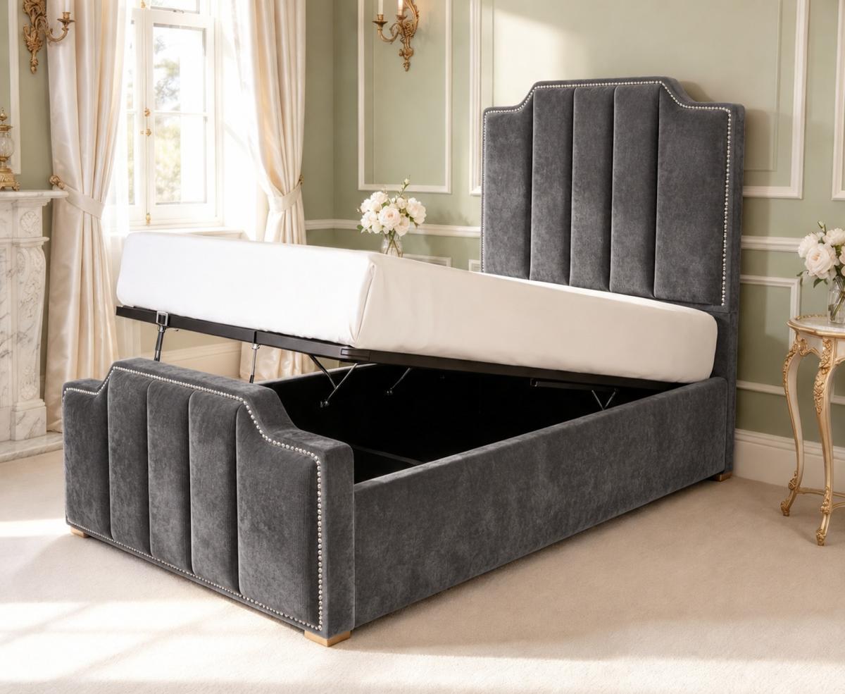 Amberley Kids Upholstered Ottoman Bed, view 5