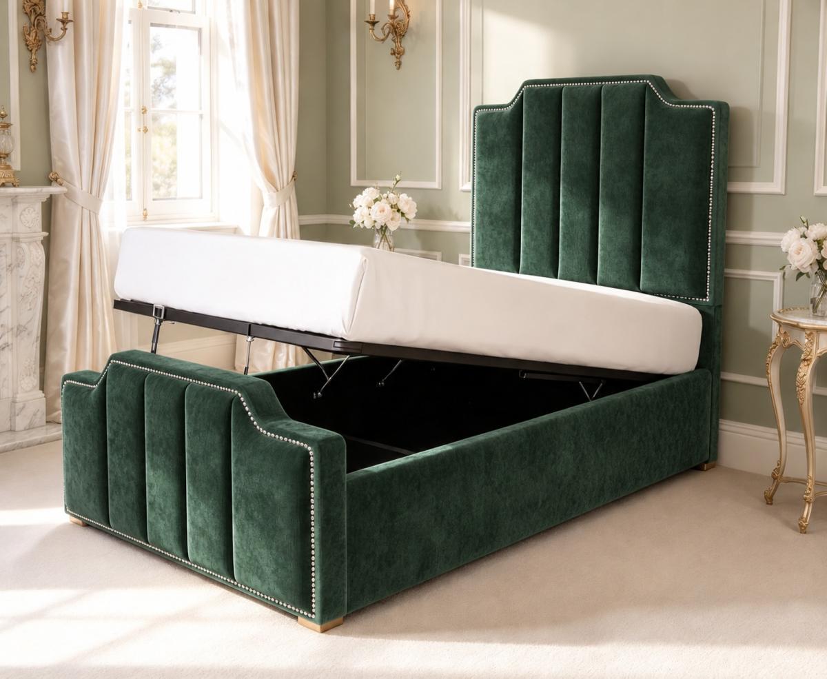 Amberley Kids Upholstered Ottoman Bed, view 6