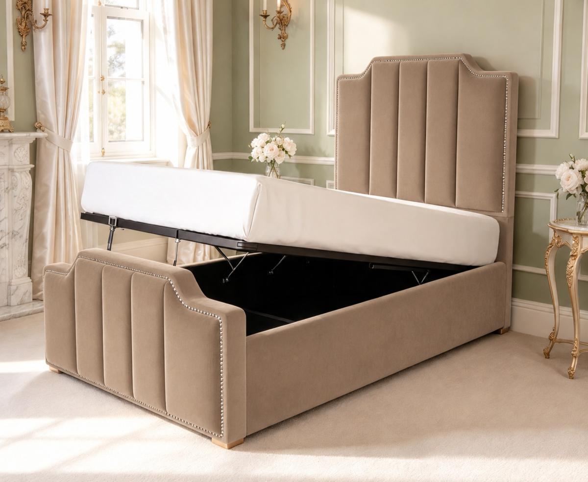 Amberley Kids Upholstered Ottoman Bed, view 12