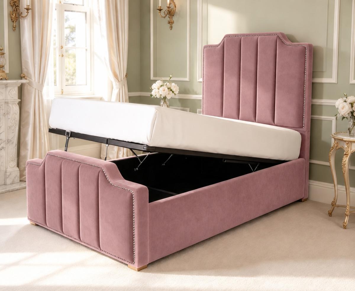 Amberley Kids Upholstered Ottoman Bed, view 14