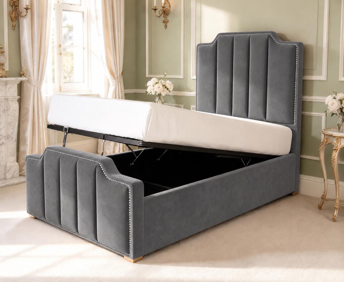 Amberley Kids Upholstered Ottoman Bed, view 16