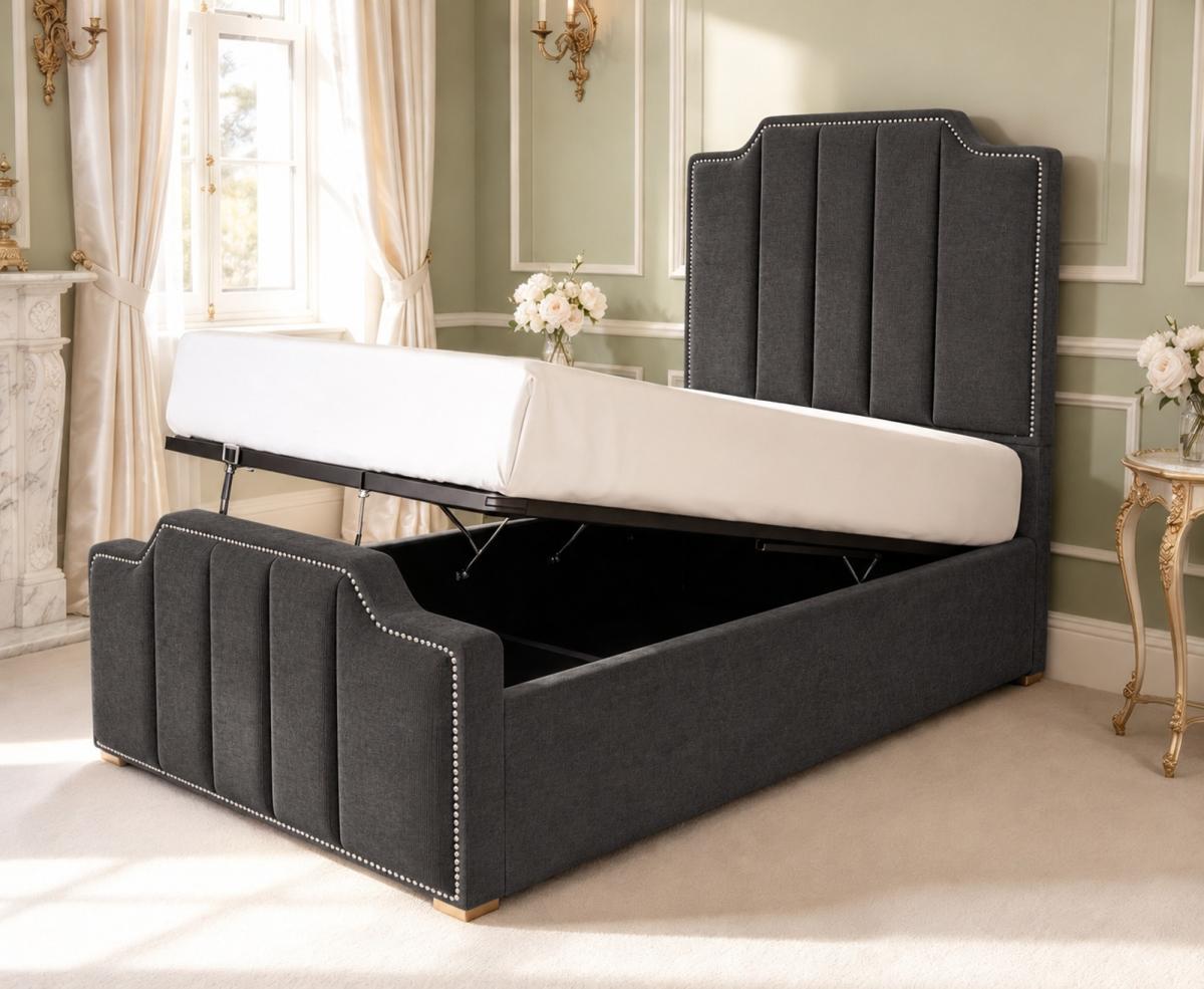 Amberley Kids Upholstered Ottoman Bed, view 22