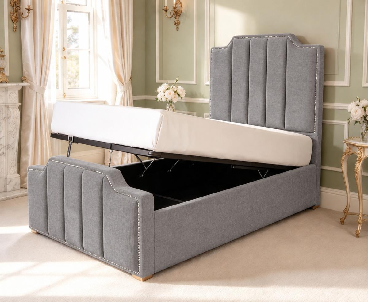 Amberley Kids Upholstered Ottoman Bed, view 25