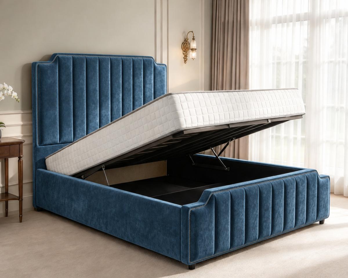 Amberley Upholstered Ottoman Bed, view 4