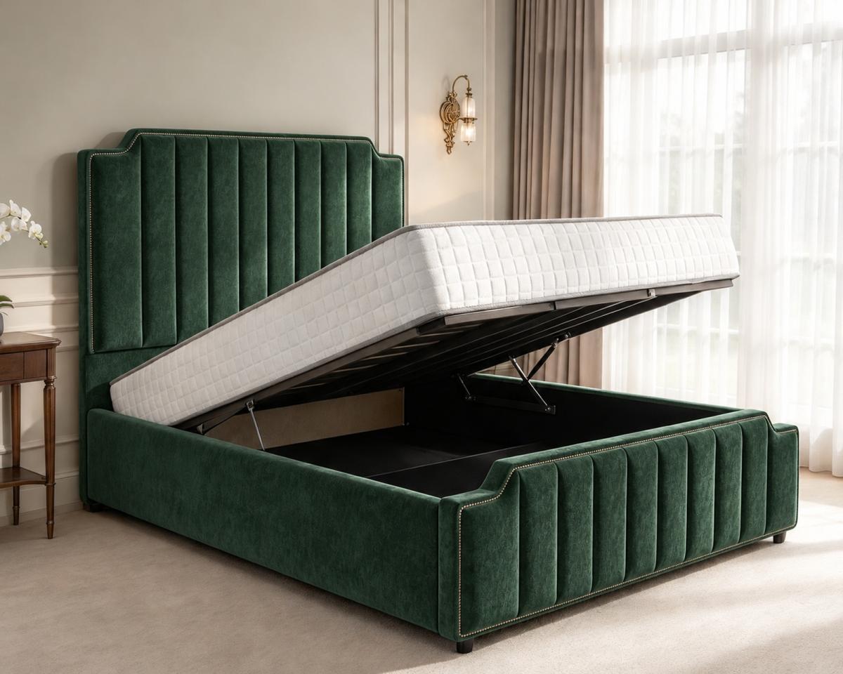 Amberley Upholstered Ottoman Bed, view 6