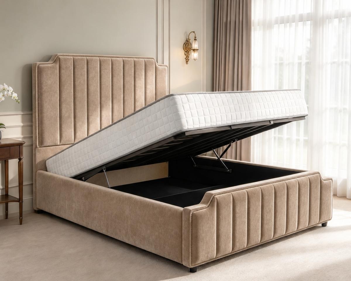 Amberley Upholstered Ottoman Bed, view 7