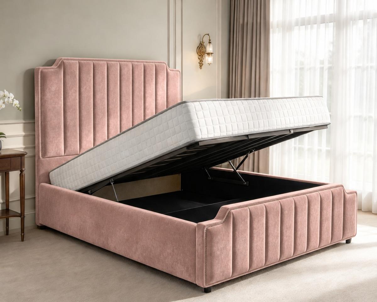 Amberley Upholstered Ottoman Bed, view 8