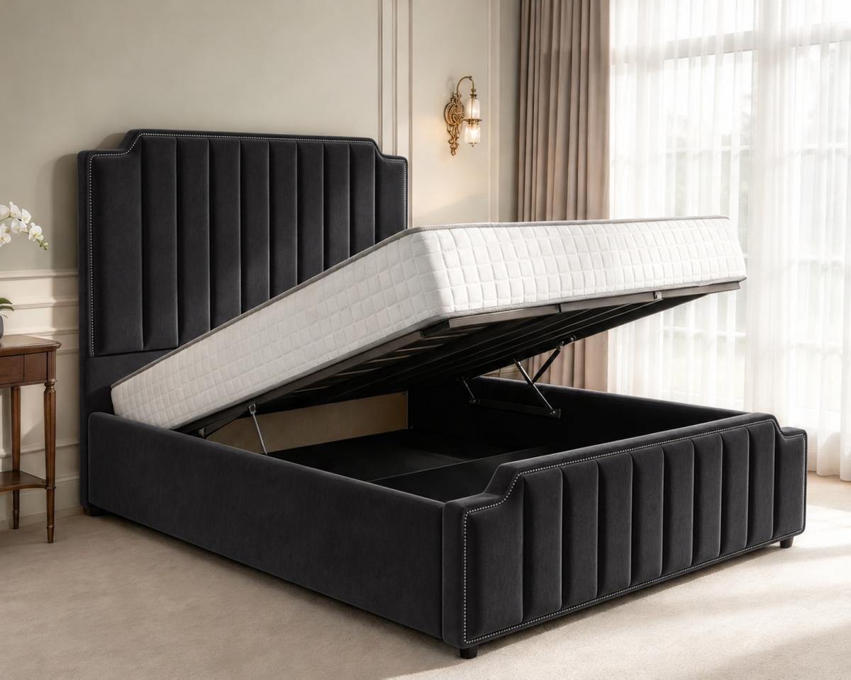 Amberley Upholstered Ottoman Bed, view 9