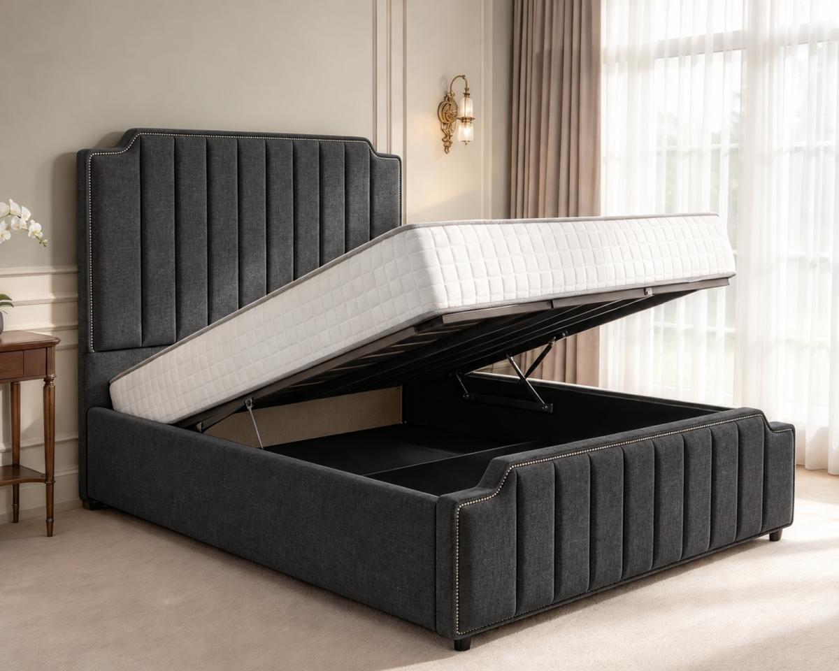 Amberley Upholstered Ottoman Bed, view 22