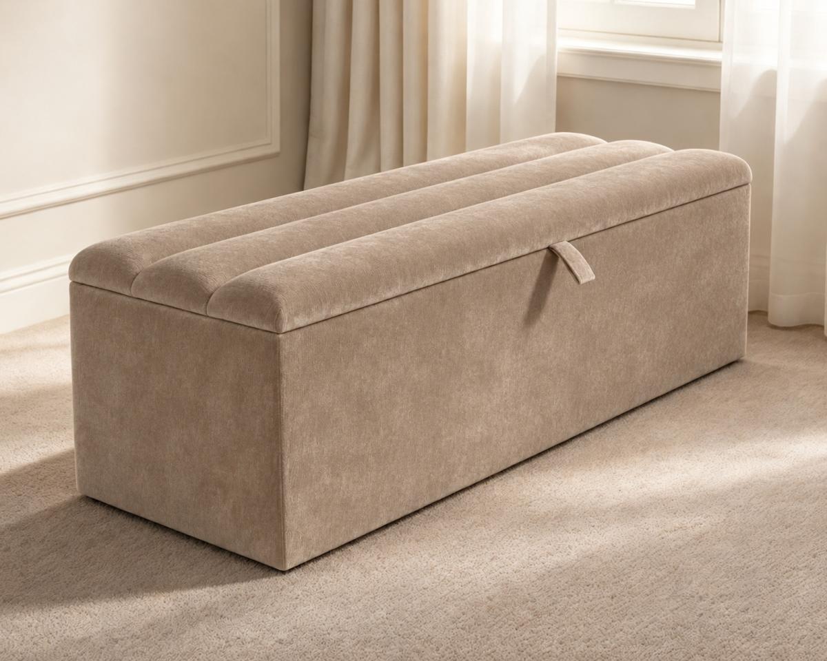 Ashbury Ottoman Storage Box, view 7